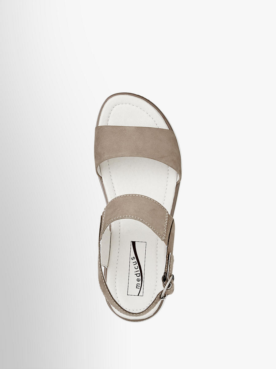 Sandale, Weite H von Medicus in taupe DEICHMANN Damen sandalen weite h | Komfortschuhe für Damen